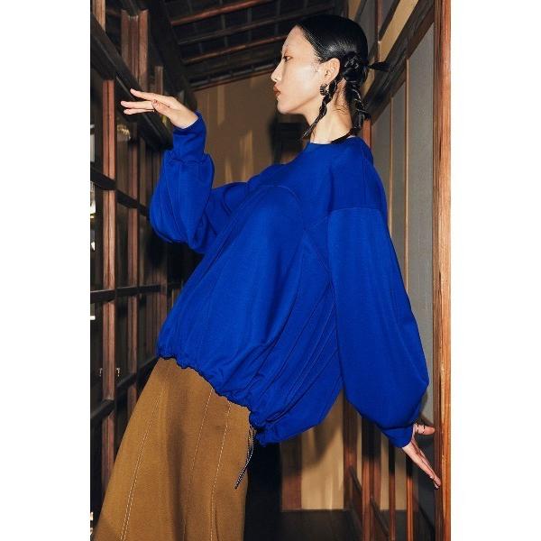 「OMMO」 長袖カットソー F ブルー レディース