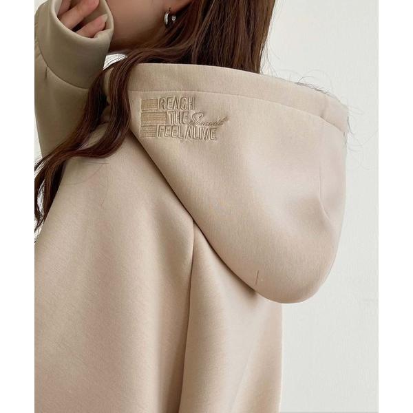 「Java」 プルオーバーパーカー X-LARGE ベージュ レディース