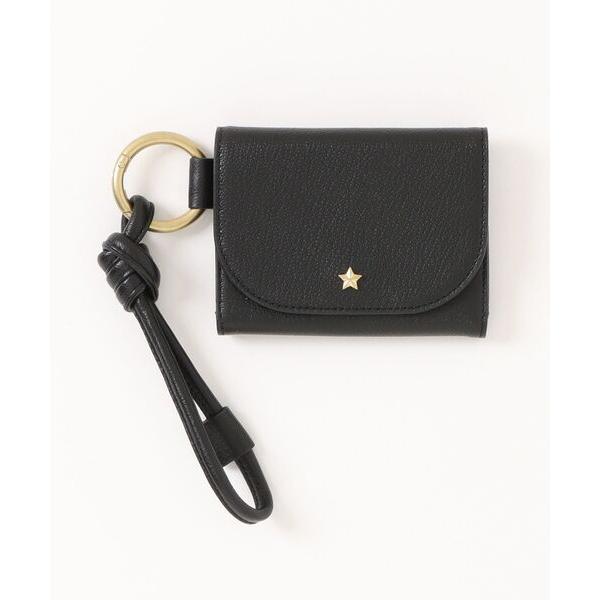 財布 「Scrap Book」チャーム付きスタースタッズマルチケース レディース