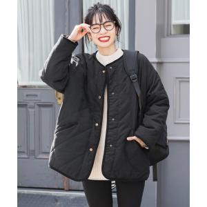 「coca（coca）」 ノーカラージャケット ONE SIZE ブラック レディース