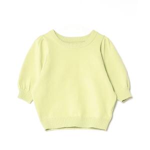「titivate」 半袖ニット M グリーン レディース