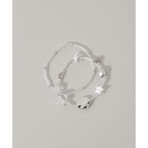 クリアビーズモチーフ2セットブレスレットの買取情報