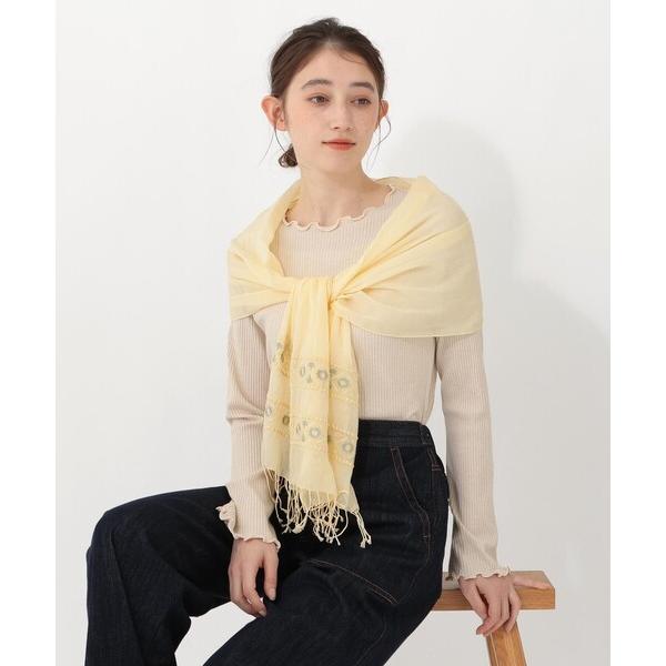 ストール マフラー インド刺繍ストール レディース