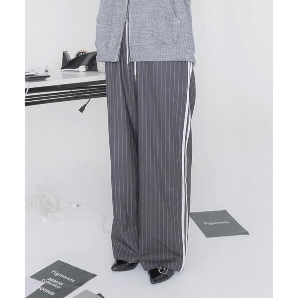 パンツ ストライプトラックパンツ レディース メンズ