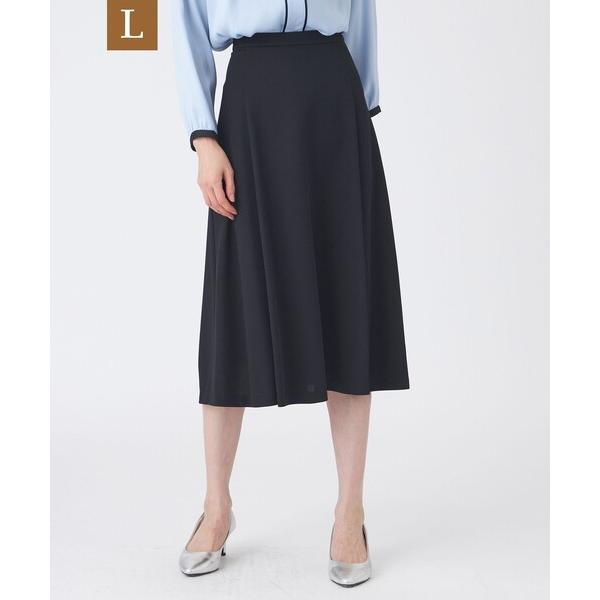 スカート 「L」「美シリーズ・ウォッシャブル」トリアセスビンダイアゴナルフレアスカート