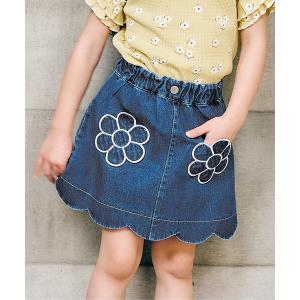 スカート フラワーポケットインパンツ付きスカート キッズ 子供服 女の子