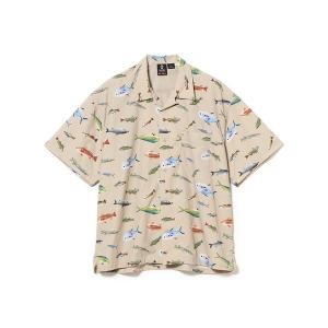 コロンビア シャツ 半袖 「別注」Columbia / PFG 総柄シャツ メンズ