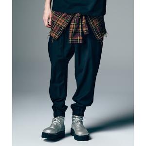 スラックス Shadow Stripe Tapered Slacks / シャドーストライプテーパードスラックス メンズ レディース