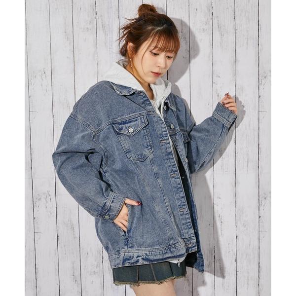 デニムジャケット gジャン デニムジャケット／オールシーズン／BIGシルエット／全3色 レディース