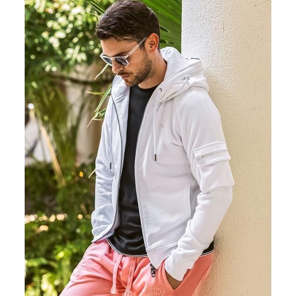 パーカー 1PIU1UGUALE3 RELAX(ウノピゥウノウグァーレトレ リラックス)ラインストー...