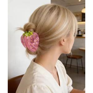 ヘアクリップ 「 Port / ポート 」 いちご モチーフ バンスクリップ｜ZOZOTOWN Yahoo!店