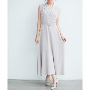 ワンピース 「2026SS新作」レーディス テーラードカラー フレアワンピース 体型カバー きれいめ オフィスカジュア卒業式 入学式