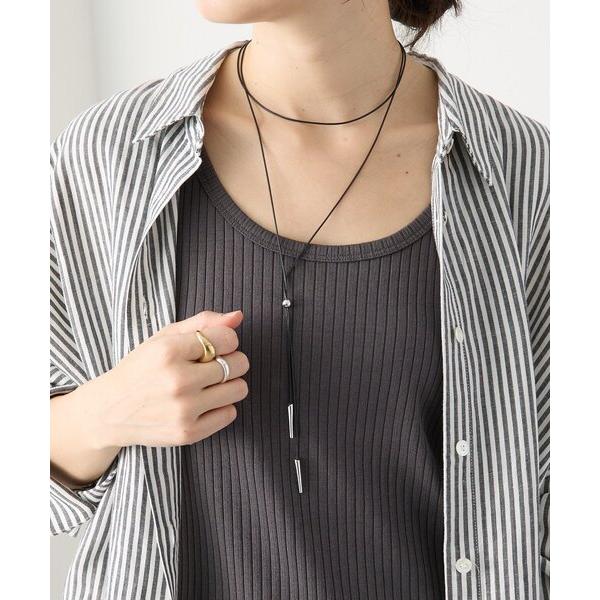 ネックレス 「トレンド感」コードレイヤードチョーカー レディース
