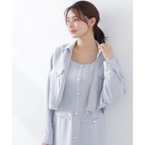 ブルゾン アウター スプリングツイードブルゾン / 1216155300 レディース