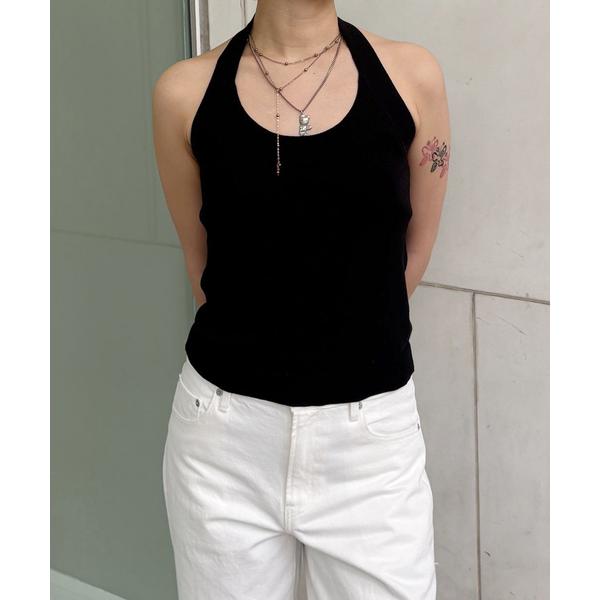 ホルターニットタンクトップ