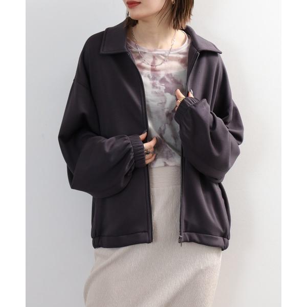 ブルゾン アウター ソフトタッチ　ストレッチ　ジップジャケット　短丈 メンズ レディース