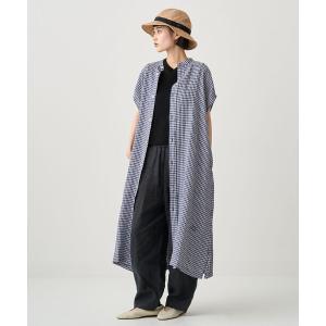 シャツワンピース ORCIVAL | リネンチェ...の商品画像