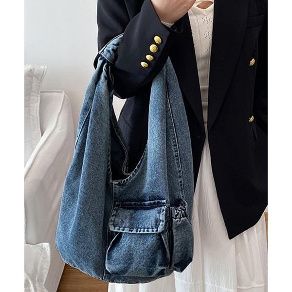 ショルダーバッグ バッグ デニムショルダーバッグ レディース