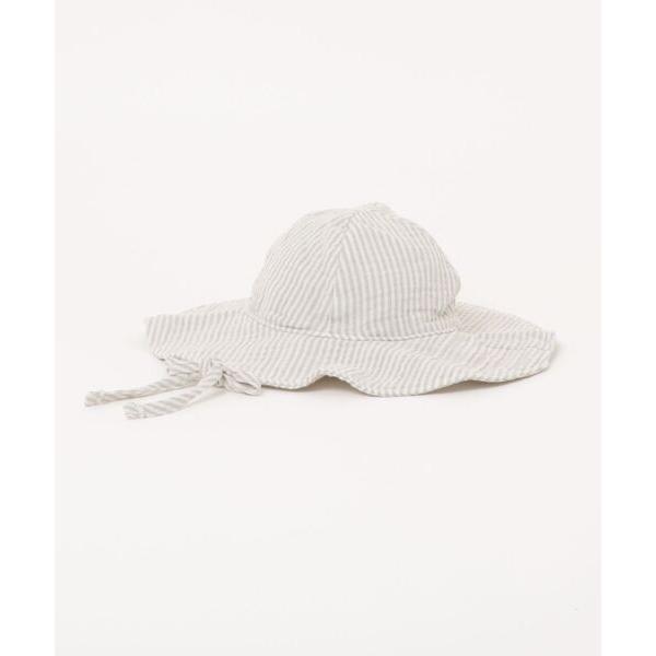 ベビー 「Rylee＋Cru」FLOPPY SUN HAT | BLUE MICRO STRIPE