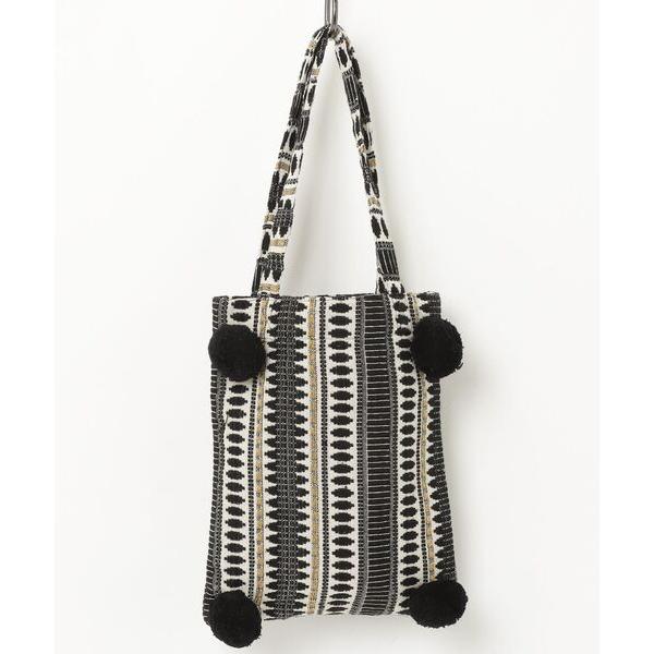 シャツ 「Swaraj/スワラージ」幾何学ジャガードPONPONトート メンズ