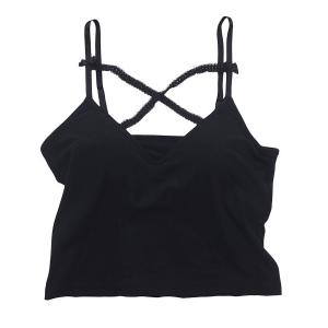 キャミソール フロントレースカップキャミソール