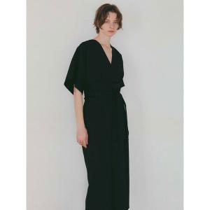 ワンピース ウエストタックドレス