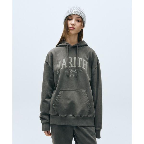 パーカー PIGMENT OVERSIZED HOODIE レディース