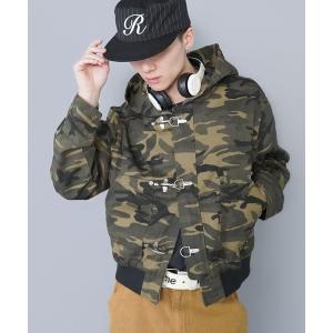 コート ジャケット 短丈ヴィンテージライクファイヤーマンアクティブジャケット/ダブルジップ/リアルツリーカモ/ユニセックス メンズ レディース