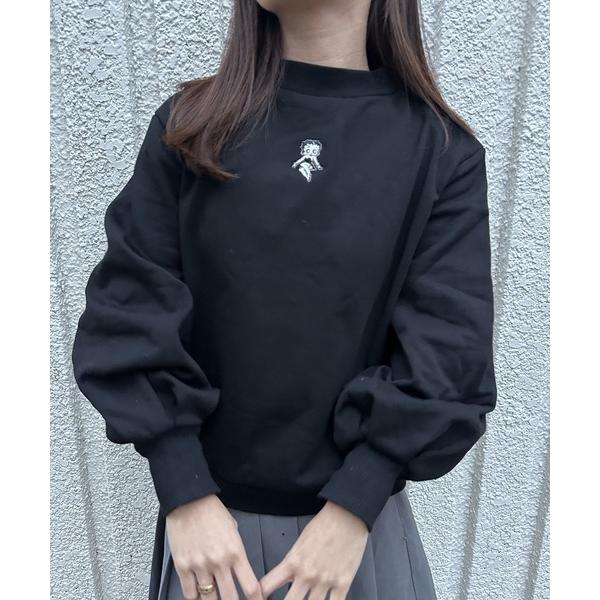 トレーナー スウェット Betty Boopワンポイントボリューム袖スウェット「IROHANI」 レ...