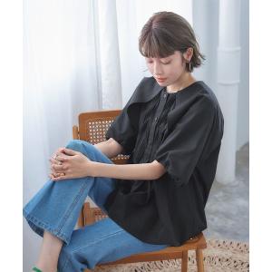 「titivate」 半袖ブラウス FREE ブラック レディース