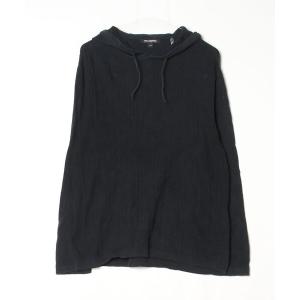 「KARL LAGERFELD」 長袖ニット M ネイビー メンズ