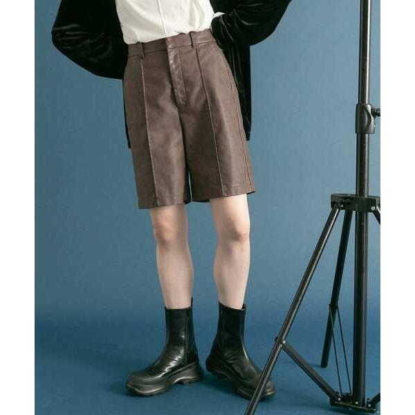「KBF」 ショートパンツ ONE ブラウン レディース
