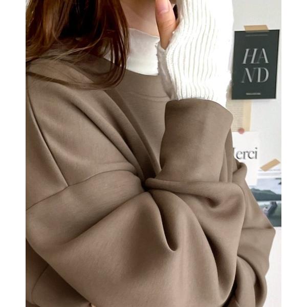 「Java」 長袖カットソー MEDIUM ブラウン レディース