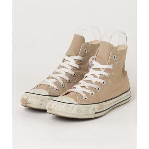 「CONVERSE」 ハイカットスニーカー 23.5cm ベージュ レディース