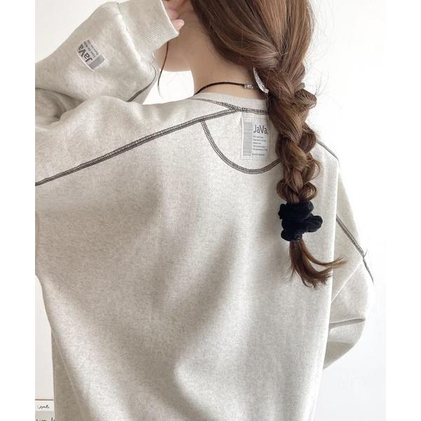 「Java」 スウェットカットソー LARGE ベージュ レディース