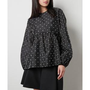 「LE CIEL BLEU」 長袖ブラウス 38 ブラック レディース