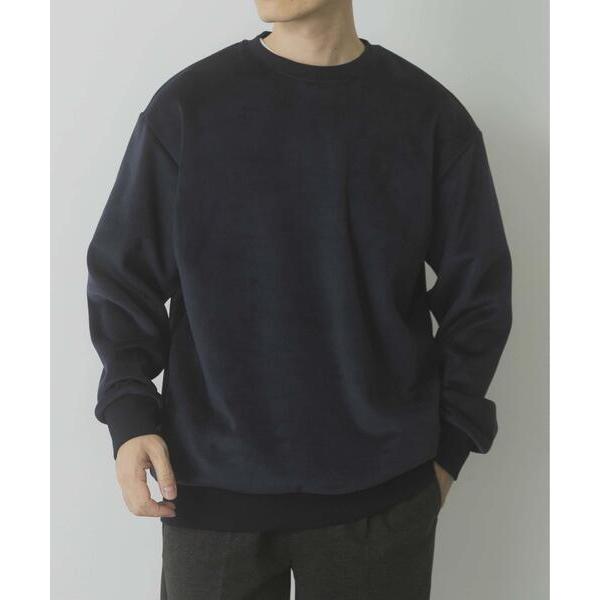 「ITEMS URBANRESEARCH」 スウェットカットソー LARGE ネイビー メンズ