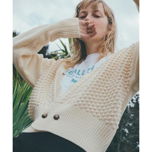 「N.（N. Natural Beauty Basic）」 ニットカーディガン MEDIUM クリー...