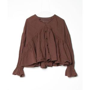 「titivate」 長袖ブラウス M ブラウン レディース