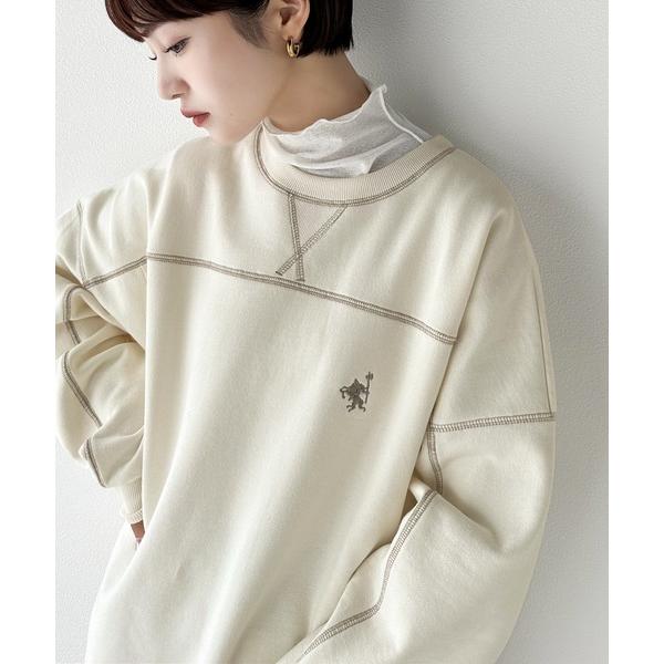 「Java」 スウェットカットソー LARGE ベージュ レディース