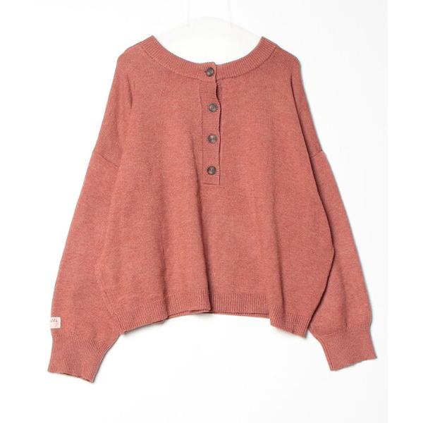 「Java」 ニットカーディガン LARGE ブラウン レディース