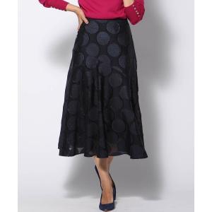 「Viaggio Blu」 フレアスカート S ネイビー レディース