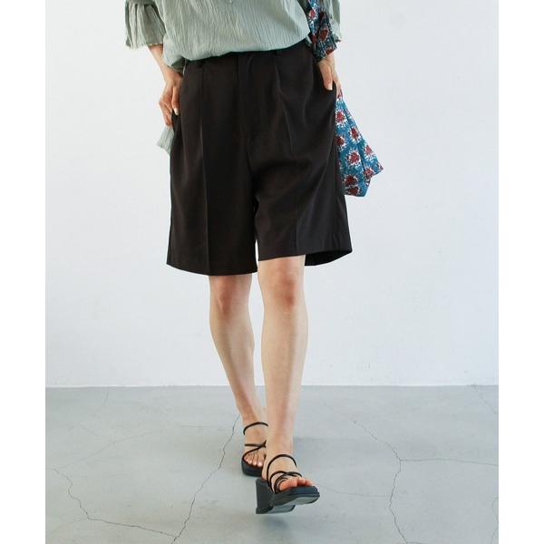 「Crisp」 ハーフパンツ FREE ブラック レディース