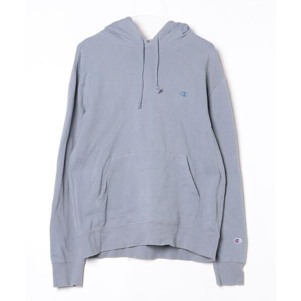 「Champion」 プルオーバーパーカー X-LARGE ブルー メンズ