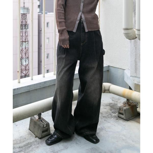 「KBF」 デニムパンツ 38 ブラック レディース