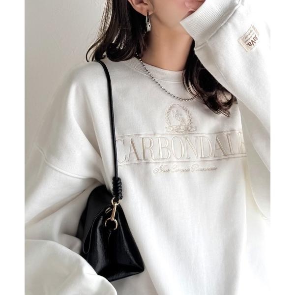 「Java」 スウェットカットソー X-LARGE オフホワイト レディース