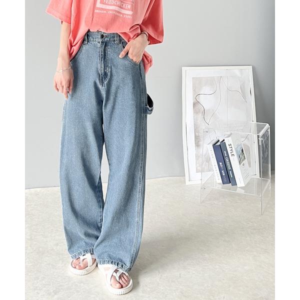 「Java」 デニムパンツ MEDIUM ブルー レディース