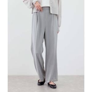 スラックス パンツ 「WEB限定サイズ」美フレアカラーパンツ レディース