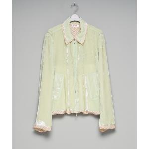「M A S U」UNEVEN VELVET JACKET メンズ