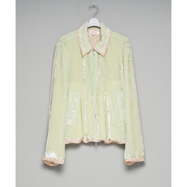 「M A S U」UNEVEN VELVET JACKET メンズ